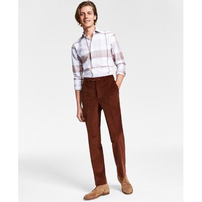Lauren Ralph Lauren Mens Classic fit Dress Pants 38 / 29 Brown Solid Stretch