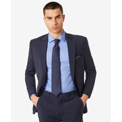 Lauren Ralph Lauren Men's Classic-Fit Navy Striped Suit Jacket 48R Wool