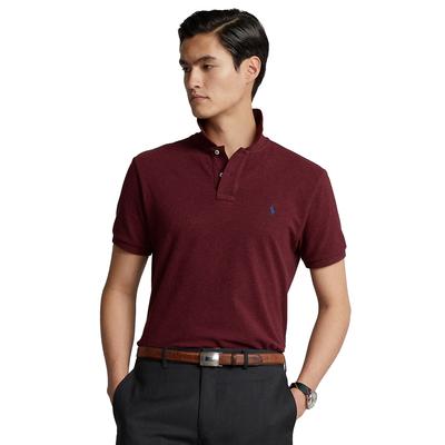 Polo Ralph Lauren Men's Cotton Custom Slim Fit Mesh Polo Shirt Spring Wine XS