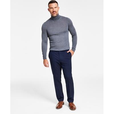 Lauren Ralph Lauren Men's Classic Fit Dress Pants Navy Blue Check 38 x 32