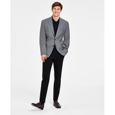 Lauren Ralph Lauren Men's Classic-Fit Plaid Sport Coat - Black Grey 40