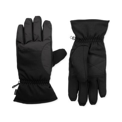 Isotoner Signature Men's Waterproof Touch Gloves  Black Medium