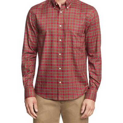 Lauren Ralph Lauren Men's Button Down Shirt Red Multi Large