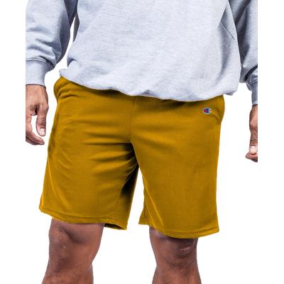 Champion Men's Relaxed Fit Solid Fleece Shorts Team Gold 4XL
