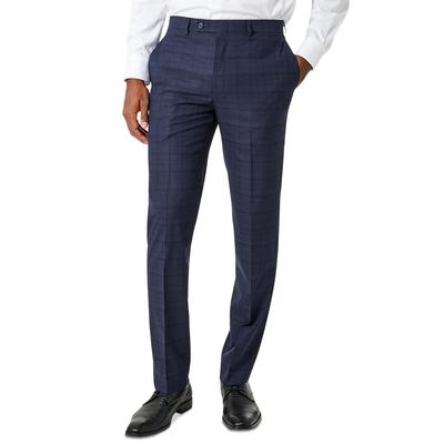 Calvin Klein Slim-Fit Dress Pants Dark Blue 36 x 30
