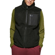 BASS OUTDOOR Mens Regular fit Full Zip Vest Large Black Solid