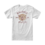 Rvca Men's Short Sleeve Squadron T Shirt White Medium