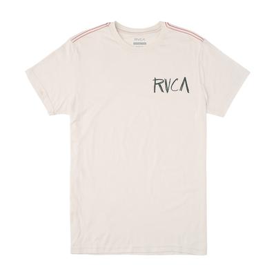 RVCA Mens T Shirt Large Antique White Large