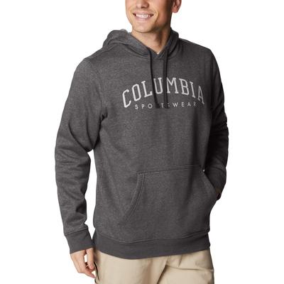 Columbia Mens Varsity Logo Hoodie Sweatshirt Large Grey