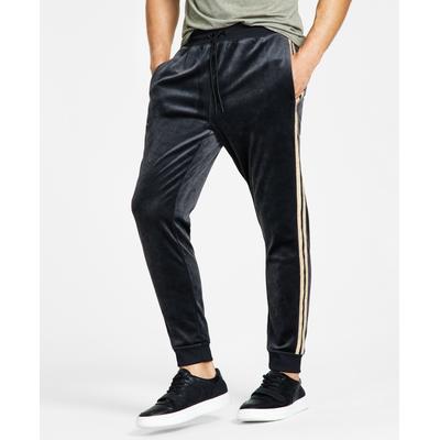 INC International Concepts Mens Regular Fit Velour Jogger Sweatpants Black Large