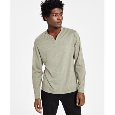 International Concepts Men's Longsleeve T shirt  Green Leaf Dark Green Xxl