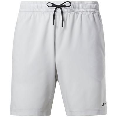 Reebok Mens Regular fit Athletic Shorts Medium Grey Solid Moisture Wicking