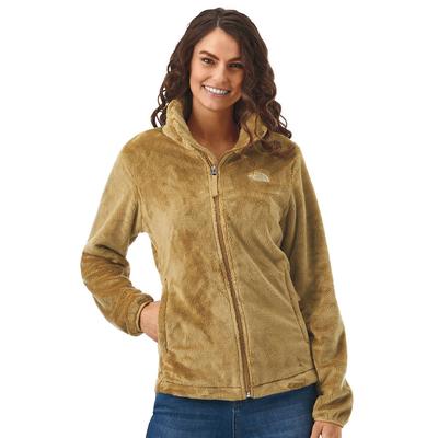 The North Face Women's Full Zip Fleece Osito Jacket Hooded Coat Beige XL