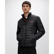 Hugo Boss Men's Benti2221 Slim fit Quilted Puffer Jacket Large Black