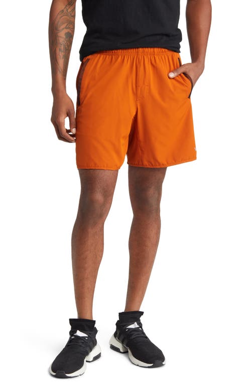 RVCA Mens Yogger Stretch 17"  Shorts Dark Amber 2XL