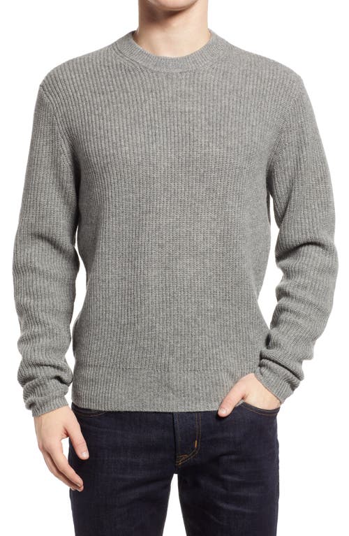 Alex Mill Jordan Mens Crewneck 100% Pure Cashmere Sweater Large Grey