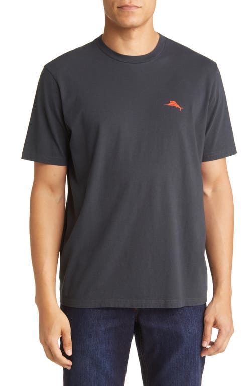 Tommy Bahama Mens Gingle All The Way Graphic T shirt Black Large