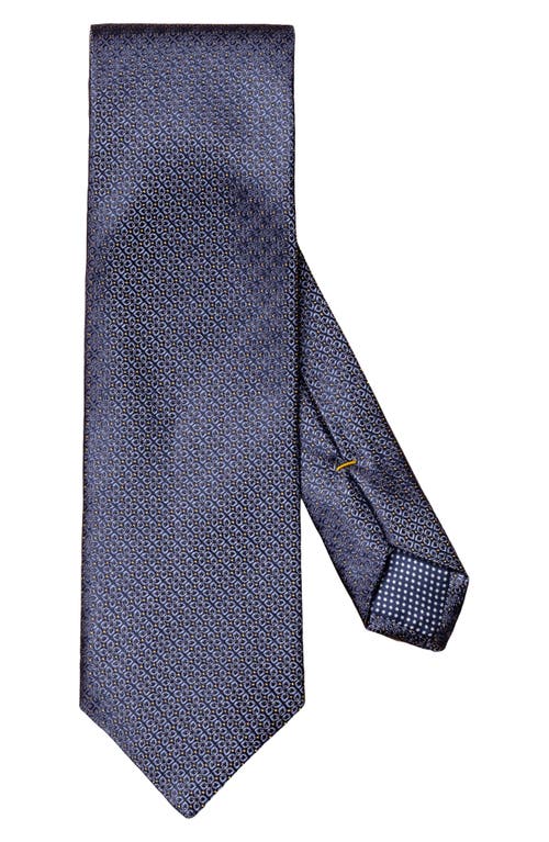 Eton Men's Navy Floral Silk Tie Necktie One-size