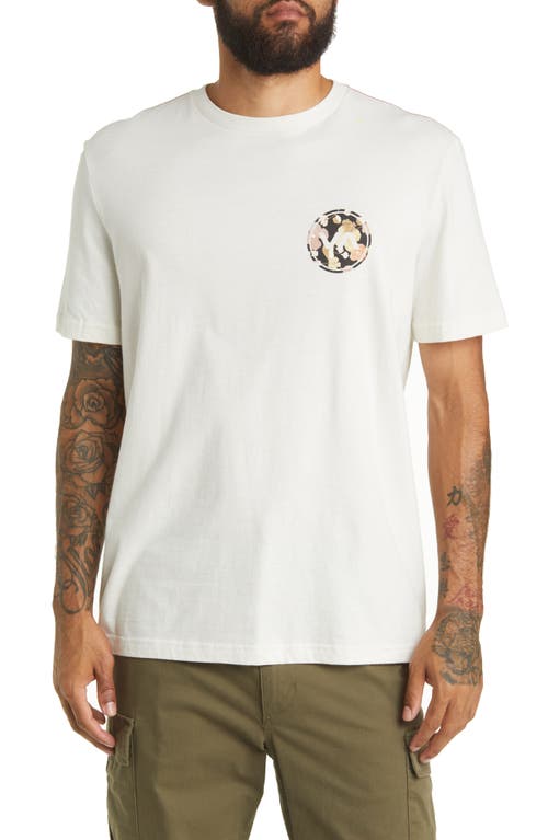 RVCA VA Mens Mod Fill Short Sleeve Tee Shirt White 2XL