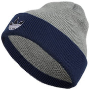 Adidas Men's OG Sunday Cuff Beanie - Heather Grey/Indigo OSFA REG