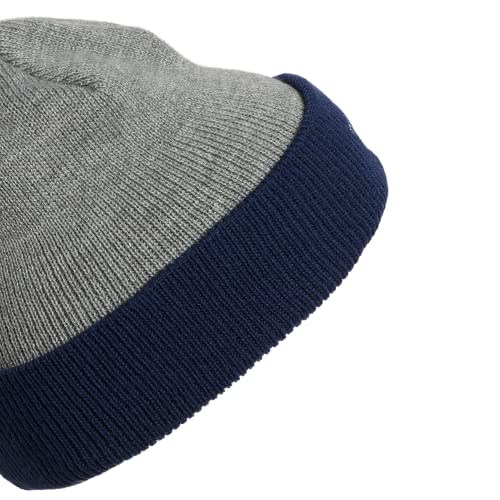 Adidas Men's OG Sunday Cuff Beanie - Heather Grey/Indigo OSFA REG