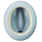 Country Gentlemen Theo Braided Fedora Chambray XL HAT