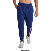 Champion Powerblend Graphic Jogger Pants Mens Size  Blue Medium