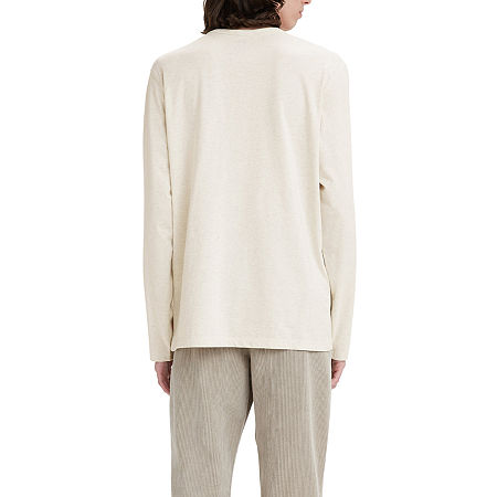 Levi's Water Less Men's Henley Shirt White Size Large