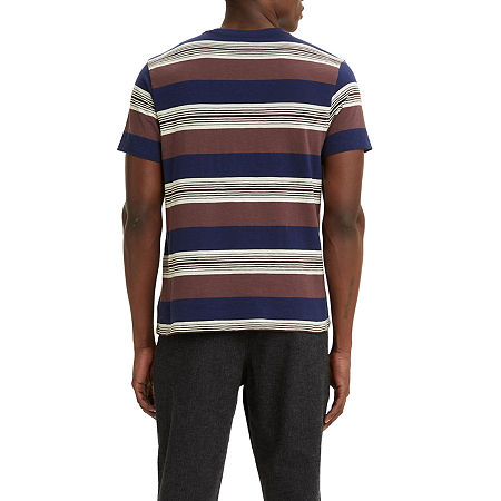 Levi's Men's Classic Pocket T Shirt Small Roomie Huckleberry Navy Blue