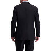 Haggar Mens Classic fit Suit Jacket Blazer 42 S Black Solid