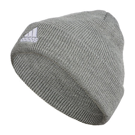 Adidas Mens Team Issue Fold Six Dart Beanie Knit Heather Grey OS