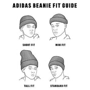 Adidas Mens Team Issue Fold Six Dart Beanie Knit Heather Grey OS