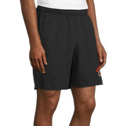 Champion Men's Power blend Logo print Fleece Shorts  Black Xxl