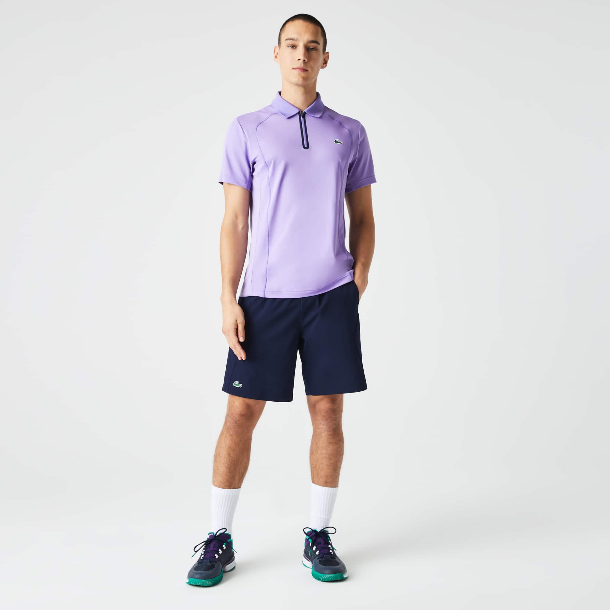 LACOSTE SPORT Regular Tennis Shorts Navy Blue XXL
