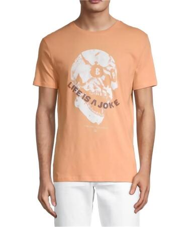 Eleven Paris Vintage Graphic Short SleeveT Shirt Retro Print Design Orange Large
