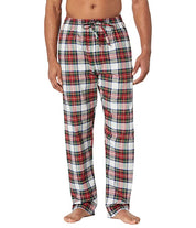 Polo Ralph Lauren Men's Stuart Plaid Flannel Pajama Pants Black Red Medium