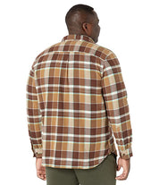 The North Face Men's Arroyo Flannel Button Down Shirt Utility Brown Large
