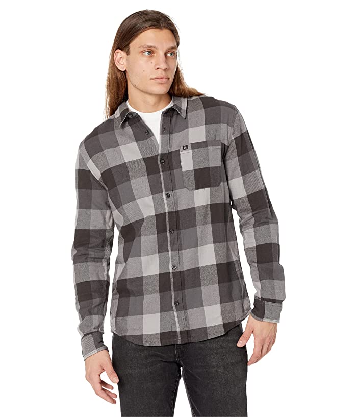 Quiksilver Mens Motherfly Flannel Charcoal Small