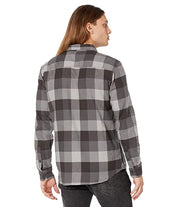 Quiksilver Mens Motherfly Flannel Charcoal Small