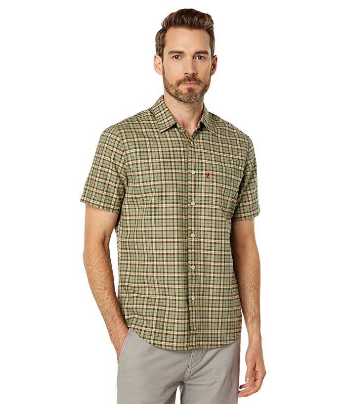 Levi's Men's Classic 1 Pocket Regular Fit Short Sleeve Shirt Seagrass Green 2XL