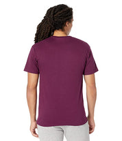 Champion Mens Classic Graphic T shirt Plum Port Small