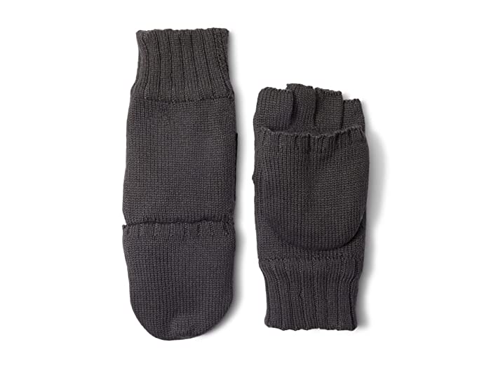 UGG Men's Knit Flip Mittens Graphite Grey Gloves Large XL