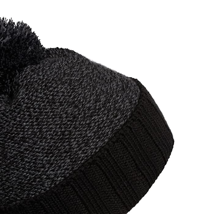 Adidas Mens Recon 3 Ballie Beanie Hat Marled Black Grey OS