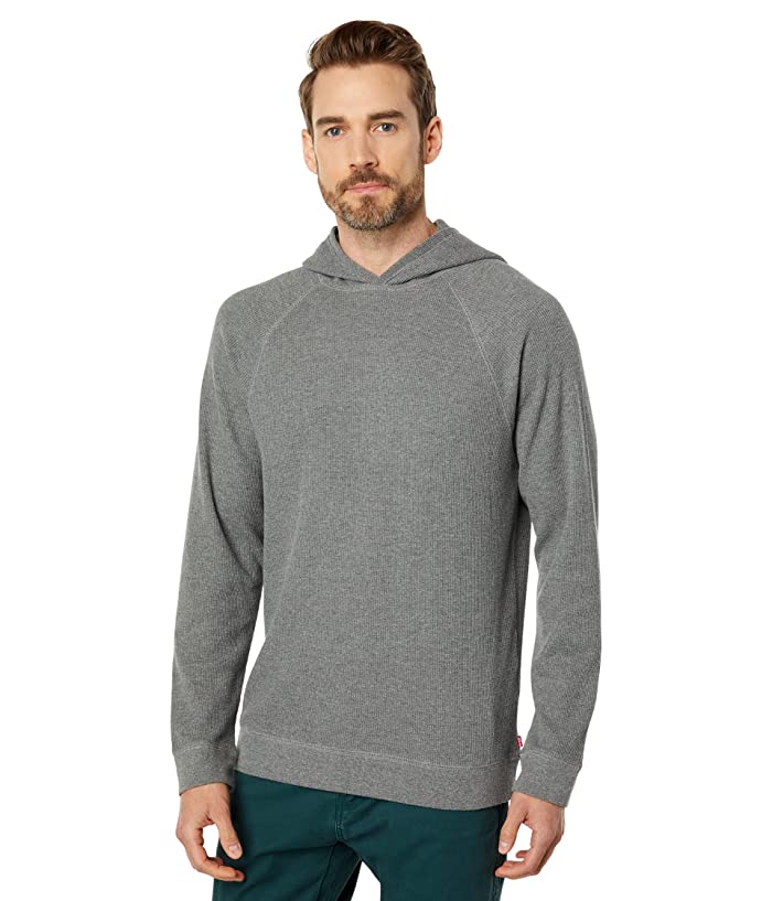 Levi's Mens Hooded Thermal Long Sleeve T Shirt Chisel Grey Xxl