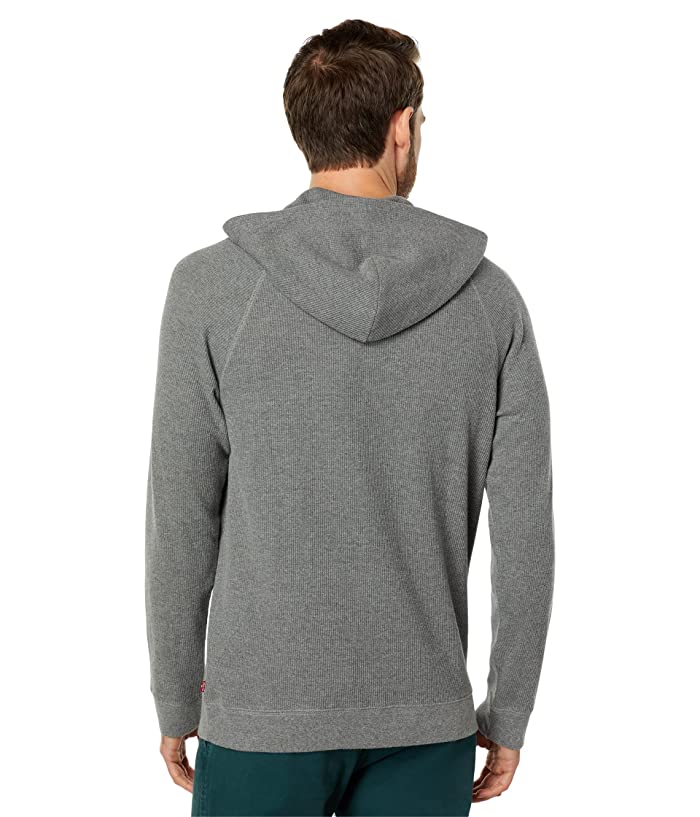 Levi's Mens Hooded Thermal Long Sleeve T Shirt Chisel Grey Xxl