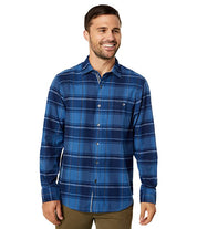 Tommy Bahama Men's Riverside Plaid Shirt  Dockside Blue Xl