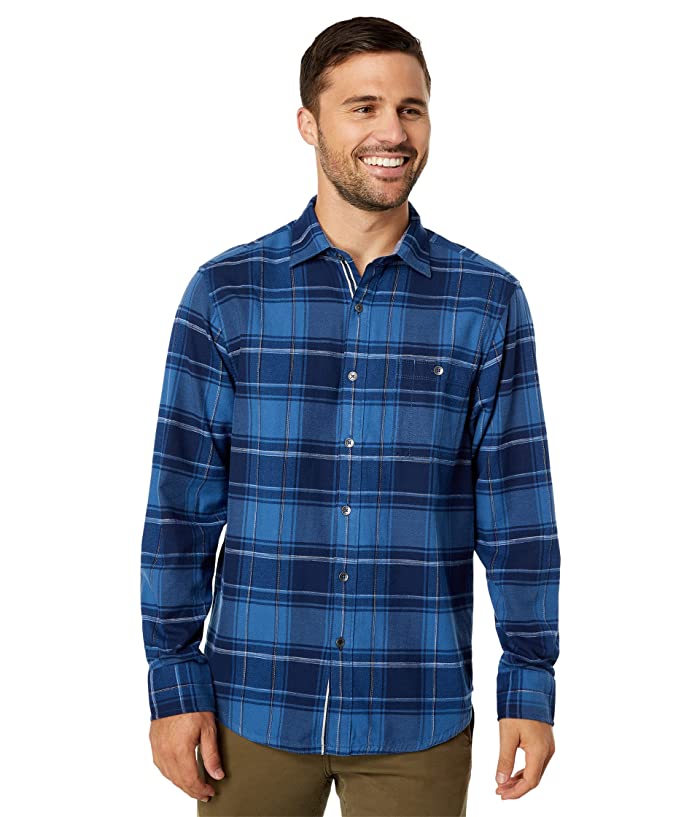 Tommy Bahama Men's Riverside Plaid Shirt  Dockside Blue Xl