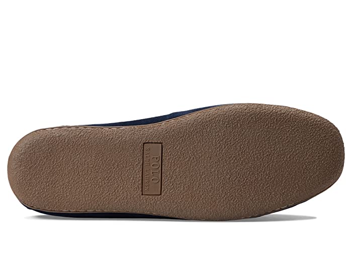 Polo Ralph Lauren Mens Collins Moccasin Slipper Navy Blue 11