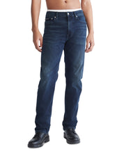 Calvin Klein Mens Straight fit Denim Jeans 38 / 32 Boston Blue Solid