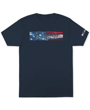 Columbia Mens Americana Logo Print T Shirt Blue 2XL